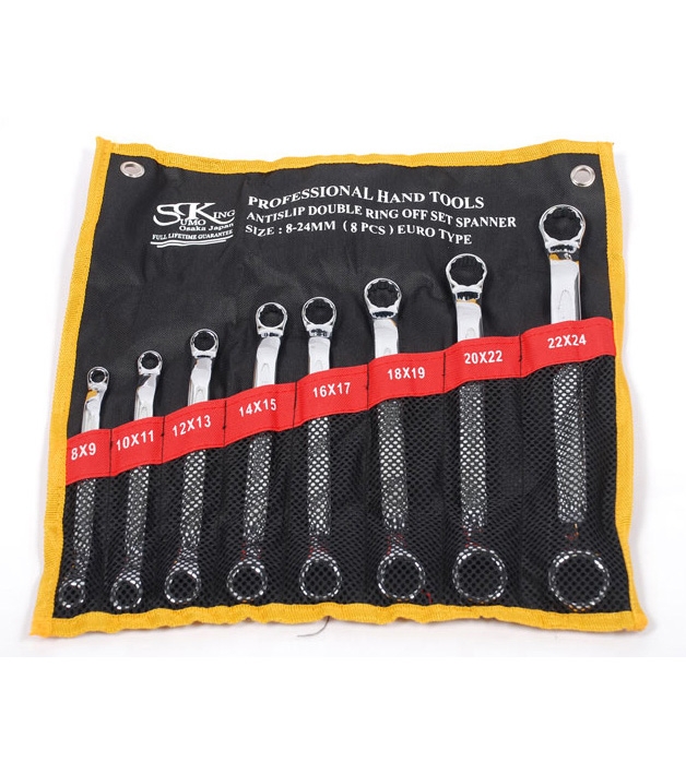 Sumo King 8 pcs Double Ring Off Set Spanner Set